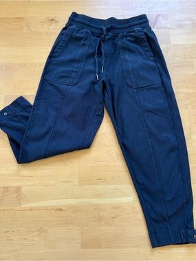 Women’s Black Jogger Pants with Drawstring Waist